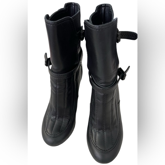 Zadig & Voltaire & Laurence Dacade Black Heeled Boots with Buckle Detail - Picture 3 of 13